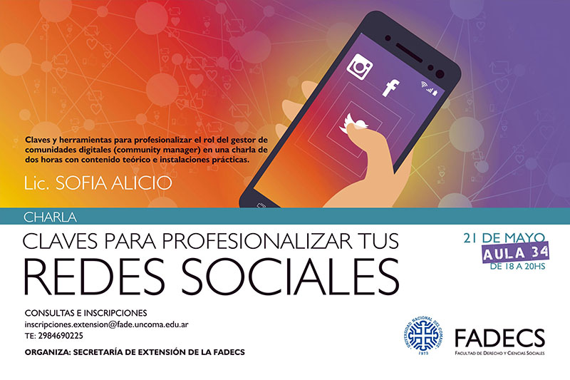 CHARLA DE REDES SOCIALES 